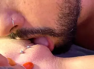 Romulo Pontes Sucking Girlfriend's Pussy Until Squirting With Fingering.