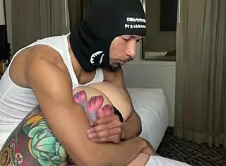 santana red fucked hard after massage!