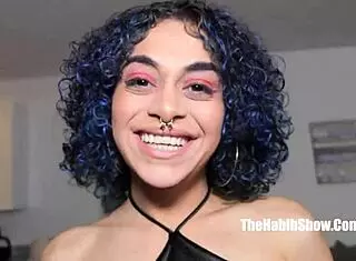 Curly Rican Latina's phat ass twerks on Jay Bangher's BBC?