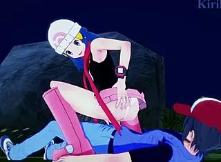 dawn hikari gloria yuuri intense sex pokemon