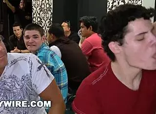 Hell yeah! Join the wild sausage party for gay orgy fun tonight!