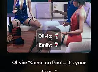 I'm stuck in confinement with the twins and the goth, feeling so horny in this hentai game full of big tits, deepthroat, creampie, blowjob, and handjob action.