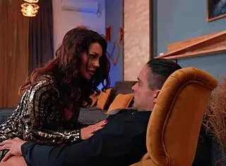 Stepmom bends over for stepson in wild hotel encounter