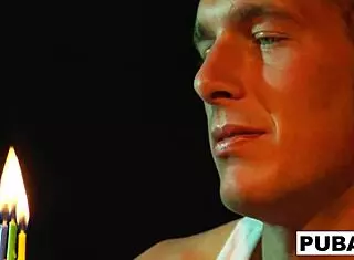 Jessica rips off clothes for hardcore blowjob and cumshot!