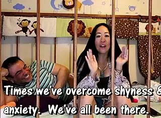 Overcoming shyness in ABDL fetish backstage scenes