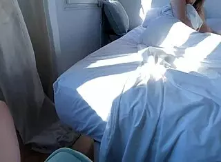 i wanted to jerk off but ended up cumming on my step aunt's pussy in this family fantasy roleplay