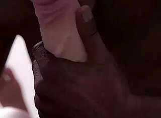 Black Man Sucks Massive White Cock