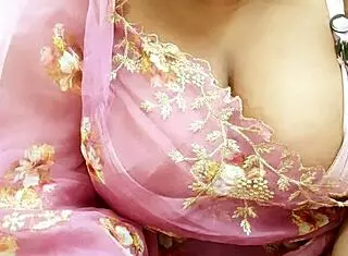 a latina teen wears a saree in the story