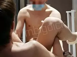 Gay Studs Deliver Fierce Blowjob and Bareback Fuck with Huge Gym Cock