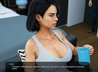 Stepmom lets Sara show panties!