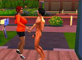 Aunt: 'Enjoy my big tits!'