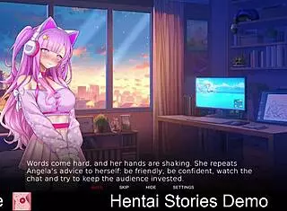 Exploring hentai stories in anime game demo