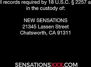 긴장한 틴, 남친 딥스로트 후 거친 첫 섹스