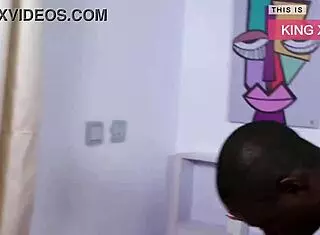 African Pussy Rides Big Black Cock, Cums Twice!