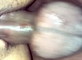 Full creampie explosion inside her tight pussy!