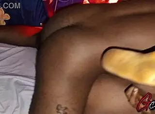 Ebony Couple Fucks Passionately In Missionary!