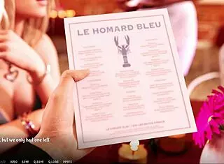 Blonde teen Jenny goes on a wild date with roleplay in the game!