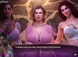 Sexy Busty Stepmom Shows Huge Boobs In Apocalust 20 3D Game.
