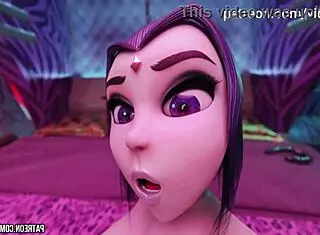 Futa Starfire Fucks Raven In 3d Animation
