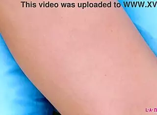 Glamorous Brunette Naked Close-Up Interview