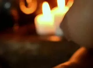 Sexy Devil Applies Hot Wax To Big Clit And Nipples