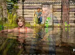 Man excites girl on vacation at dusklightmanor