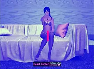 She Sits Alone In Cartoon Scene Waiting For Suggestions