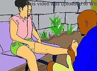 lonely african nailcutter craving horny gay feet fetish in anime?