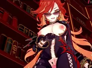 In Jean's office, Mavuika engages in sucking and fucking from a POV perspective in this Genshin Impact hentai fantasy.