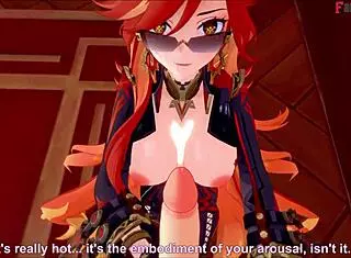 In Jean's office, Mavuika engages in sucking and fucking from a POV perspective in this Genshin Impact hentai fantasy.