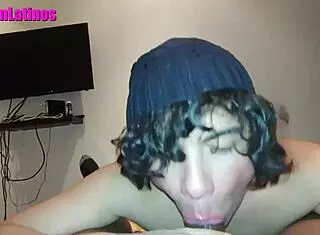 Hell Yeah! Latino Twink Leo Swallows South African Cum