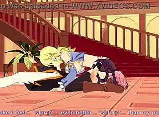 Lucy and Natsu Fairy Tail Hentai Blowjob Scenes