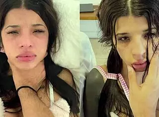 submissive latina gets slapped and creampied hard