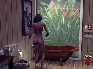 in sims 4, samya's lesbian stories with big tits and licking