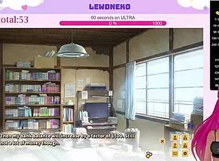 Vtuber Lewdneko Plays Love Cubed Part 1 With Moaning And Big Tits Teasing!