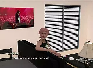 One day at a time in erotic cartoon