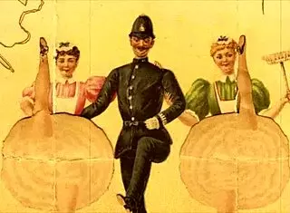 i found this vintage erotic illustration from an old comic book, it's so retro and antique