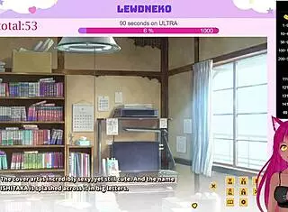 Vtuber Lewdneko Plays Love Cubed Part 1 With Moaning And Big Tits Teasing!