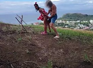 this cute asian with the smallest pussy got wild with a huge cock. it happened publicly by the ocean and up on a mountain.