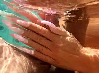 Cathy B bent over in the jacuzzi for outdoor milf doggystyle.