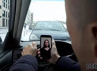 Debt collector drilling pregnant tattooed woman?