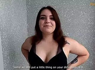 Joi Mistress Plays with Your Little 18+ Chastity Dick