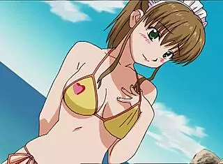 Cute maid in stockings enjoys uncensored hentai sex with toys