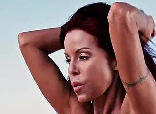 Tabitha Stevens Performs Naked Fitness Routine in HD, Showcasing Her BBW Big Tits and Brunette Solo Body