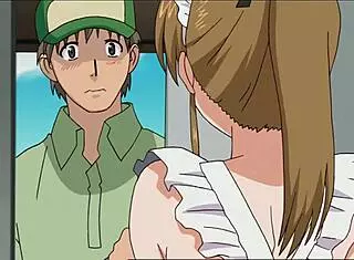 Cute maid in stockings enjoys uncensored hentai sex with toys