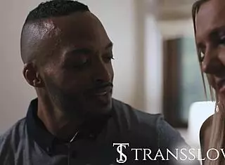 my trans friend got me into anal action