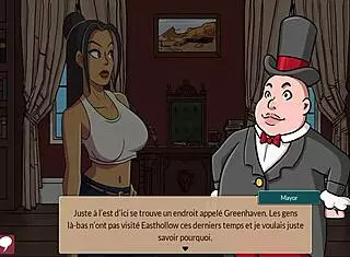 hg queens brothel: girl creates fantasy brothel with group blowjobs and sluts.