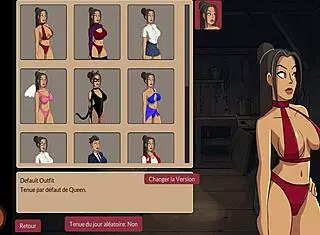 hg queens brothel: girl creates fantasy brothel with group blowjobs and sluts.