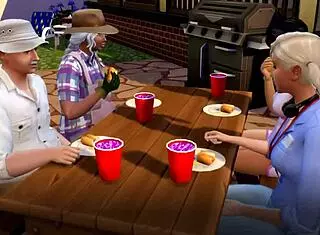 Sims 4 Fat Girl Gets Golden Shower In Interracial 3Some Orgy