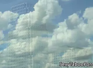 Taboo cheating girlfriend fingered and sucked in rough pussy railing